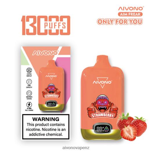 Strawberry Aivono AIM FREAK 13000 V2D4243 | Aivono Shop